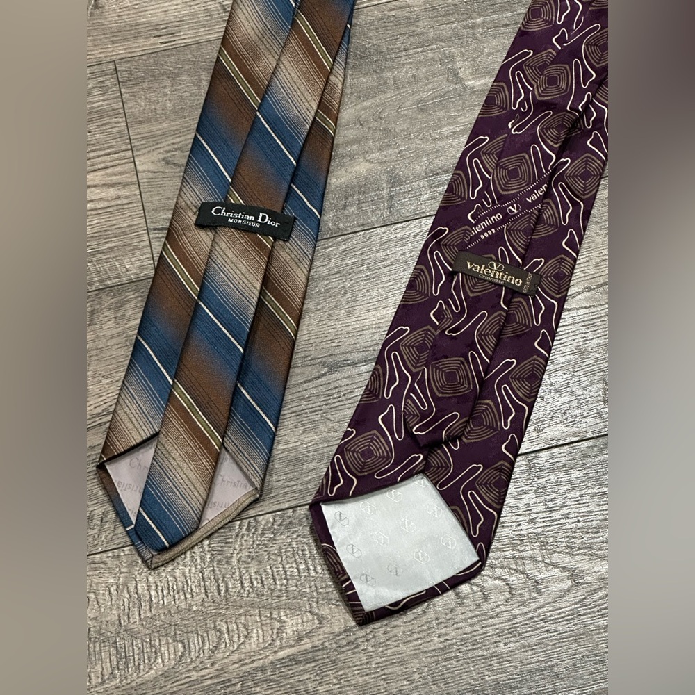 Dior & Valentino Men's Tie Set - Picture 3 of 6